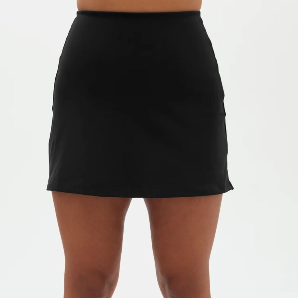 Girlfriend‎ Collective High Rise Sport Skort in Black Size XS NWT